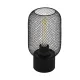 Veioza Vintage Eglo Wrington 43096, E27 1X60W Ø150Mm, Otel, Negru