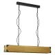 Suspensie Vintage Eglo Harborough 43159, E27 4X40W, Lemn, Maro