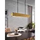 Suspensie Vintage Eglo Harborough 43159, E27 4X40W, Lemn, Maro
