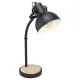 Veioza Vintage Eglo Lubenham 43165, E27 1X28W, Lemn, Maro, Negru