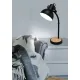 Veioza Vintage Eglo Lubenham 43165, E27 1X28W, Lemn, Maro, Negru
