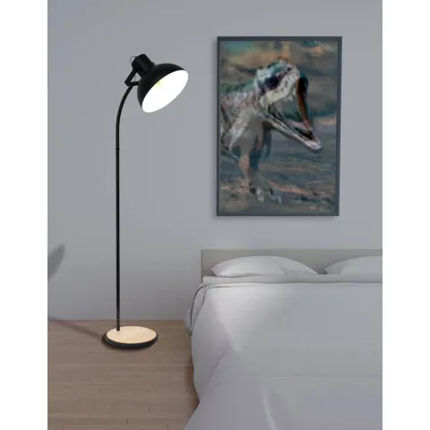 Lampadar Vintage Eglo Lubenham 43166, E27 1X28W  H1600Mm