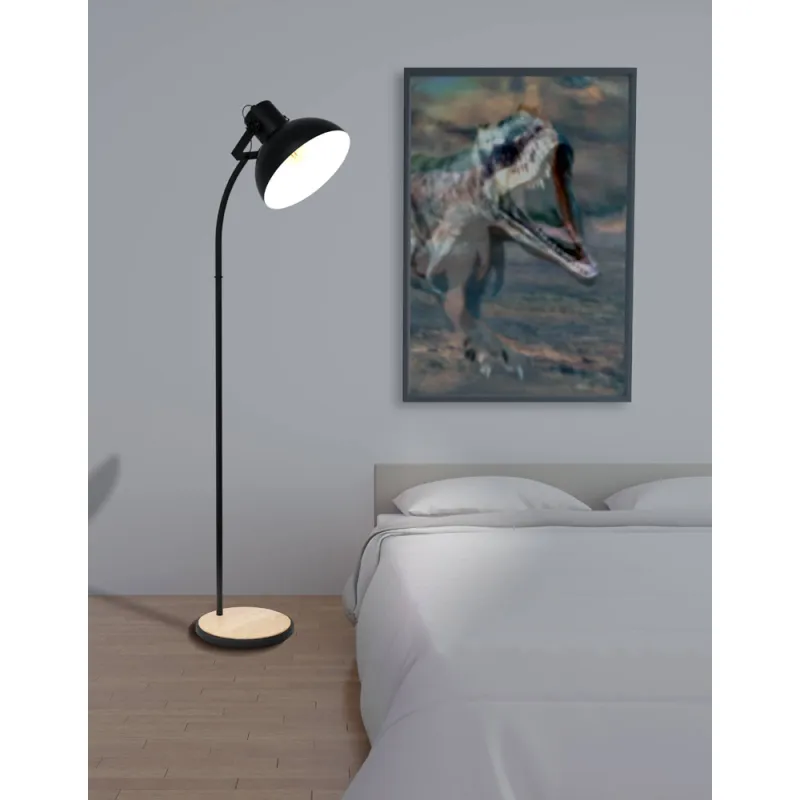 Lampadar Vintage Eglo Lubenham 43166, E27 1X28W  H1600Mm