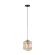 Pendul Vintage Eglo Bordesley 43231, E27 1X28W Ø210Mm, Natur