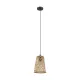 Pendul Vintage Eglo Claverdon 43252, E27 1X40W Ø180Mm, Natur