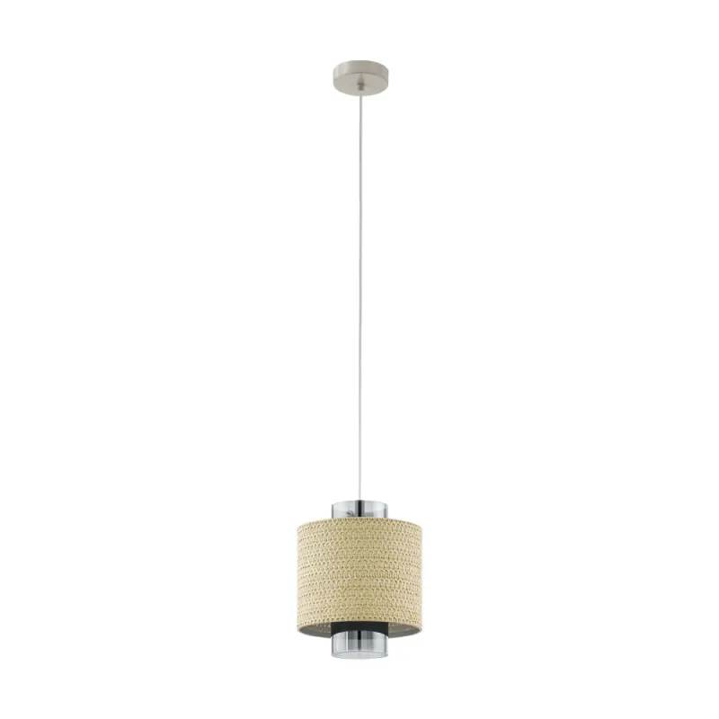 Pendul Vintage Eglo Mediouna 43393, E27 1X40W Ø230Mm, Auriu, Maro