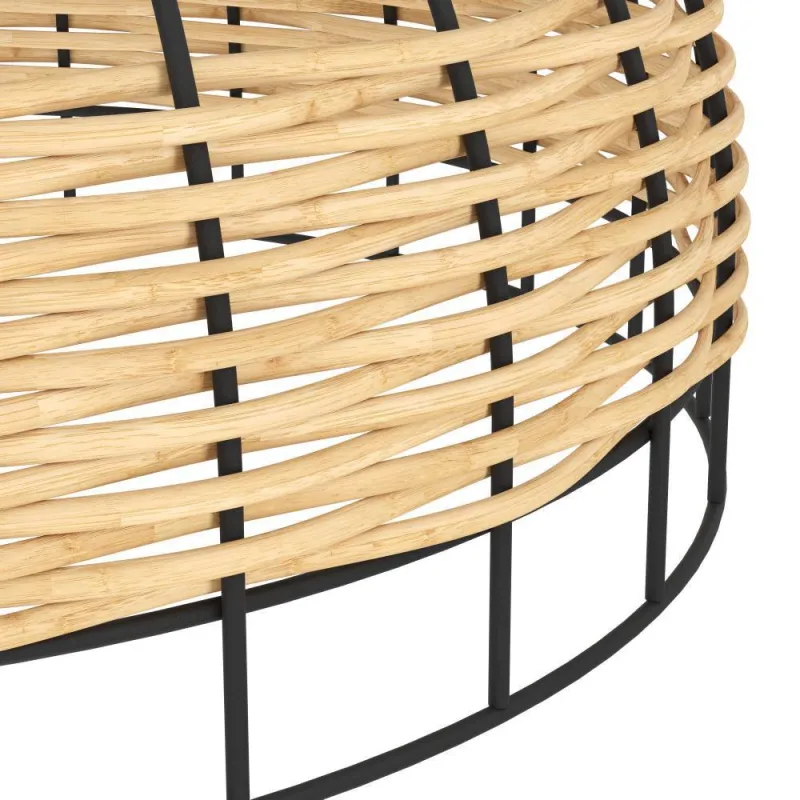 Lustra Plafon 43398 Plafonieră Anwick E27 Ip20 43398 Eglo, Scandinav, E27, Negru