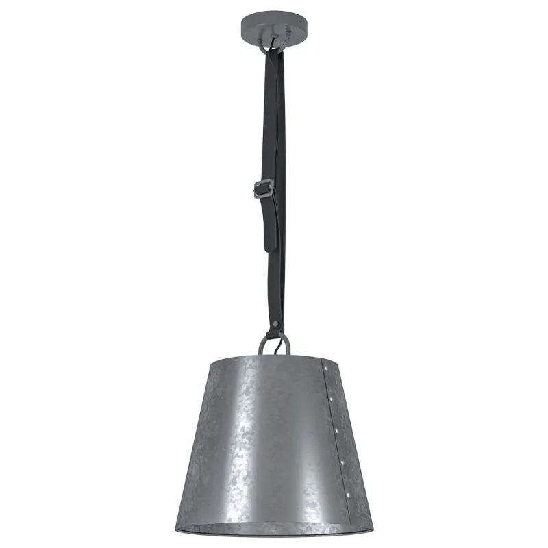 Pendul Vintage Eglo Chertsey 43405, E27 1X60W Ø335Mm, Galvanizat