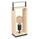 Veioza Vintage Eglo Famborough 43415, E27 1X40W, Lemn, Negru, Natur