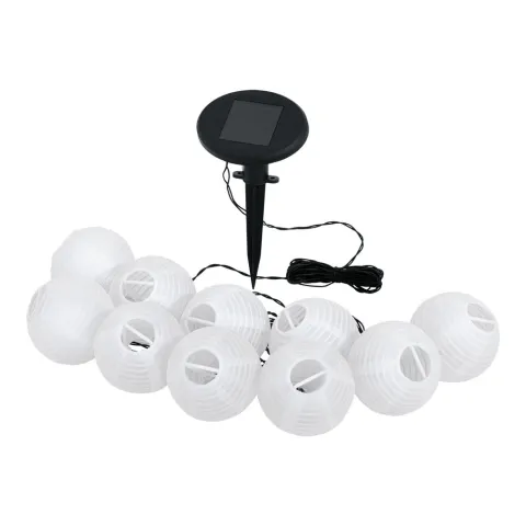 Ghirlanda Solara Led Eglo 48497 10X0.06W Ø70Mm, Alb