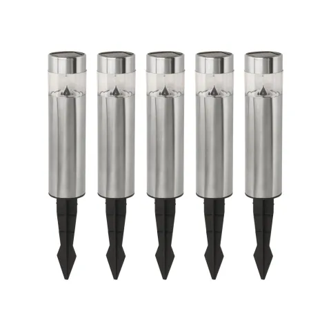 Set 5 Lampi Solare Led Eglo 48631 5X0.06W Ø47Mm, Inox