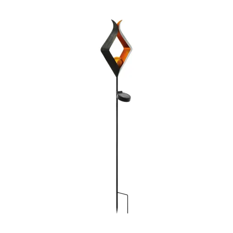 Lampa Solara Led Eglo 48702 1X0.06W, Negru, Portocaliu