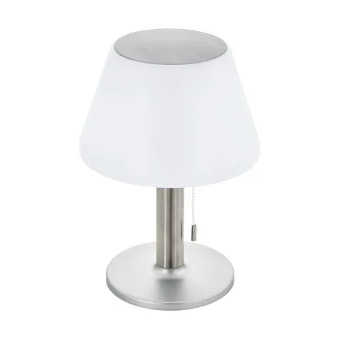 Lampa Solara Led Eglo 48749 10X0.2W Ø200Mm, Argintiu, Alb