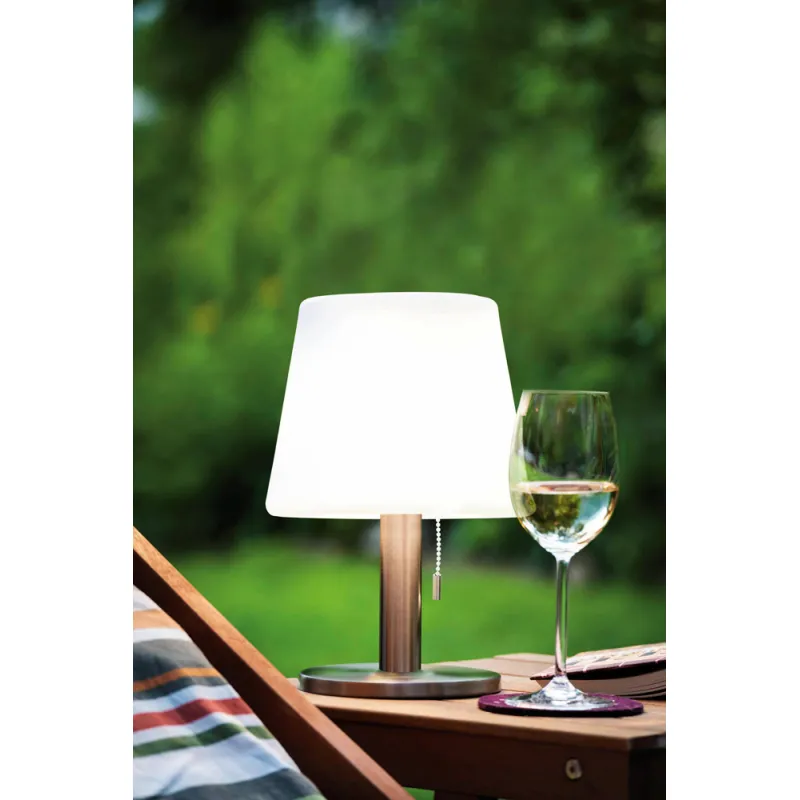 Lampa Solara Led Eglo 48749 10X0.2W Ø200Mm, Argintiu, Alb