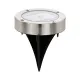 Lampa Solara Eglo Z_Solar 48777, Led 1X0.07W Ø85Mm, Negru, Inox
