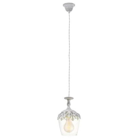 Pendul Vintage Eglo Sudbury 49221, E27 1X60W Ø170Mm, Transparent