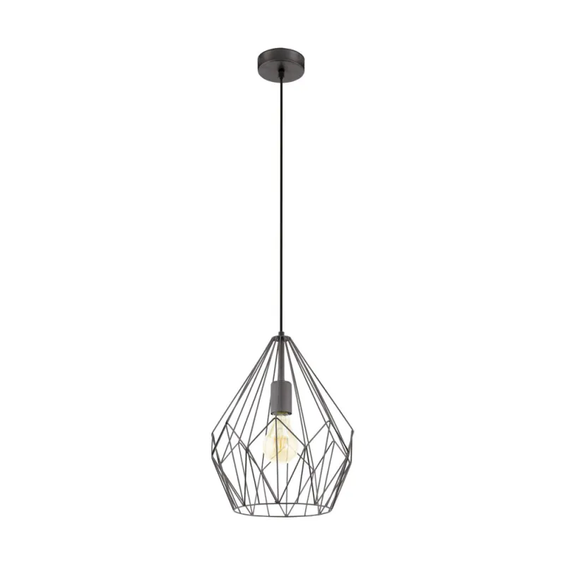 Pendul Vintage Eglo Carlton 49257, E27 1X60W Ø310Mm