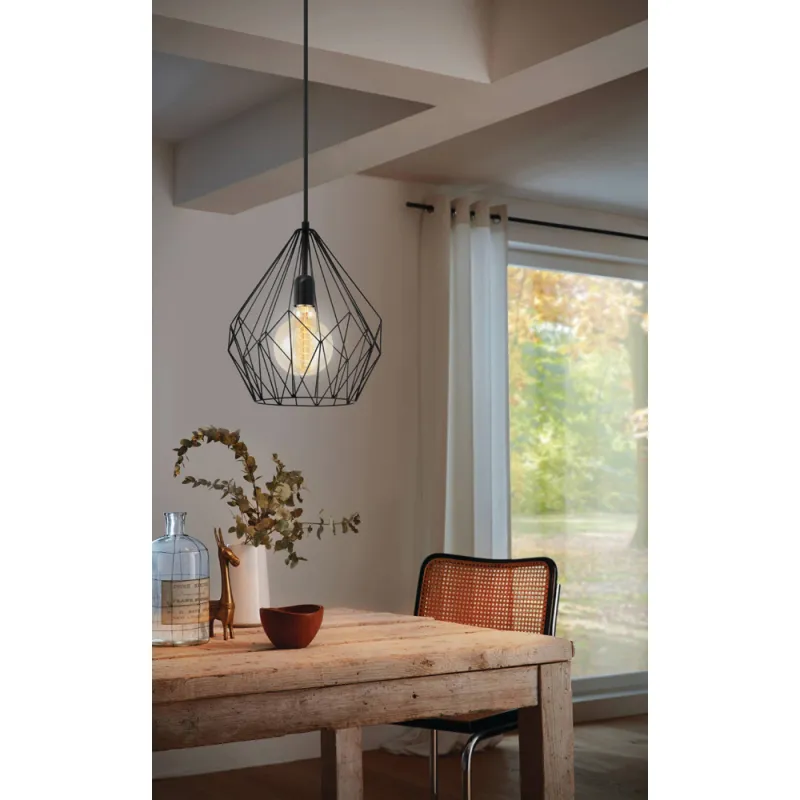 Pendul Vintage Eglo Carlton 49257, E27 1X60W Ø310Mm