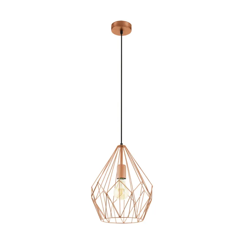 Pendul Vintage Eglo Carlton 49258, E27 1X60W Ø310Mm