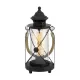 Veioza Vintage Eglo Bradford 49283, E27 1X60W Ø140Mm, Sticla, Negru