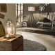 Veioza Vintage Eglo Bradford 49284, E27 1X60W Ø140Mm, Sticla, Argintiu Antichizat