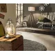 Veioza Vintage Eglo Bradford 49284, E27 1X60W Ø140Mm, Sticla, Argintiu Antichizat