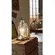 Veioza Vintage Eglo Bradford 49284, E27 1X60W Ø140Mm, Sticla, Argintiu Antichizat