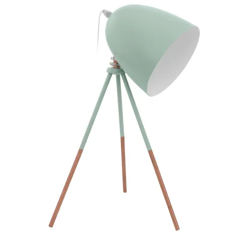 Veioza Vintage Eglo Dundee 49337, E27 1X60W, Otel, Menta