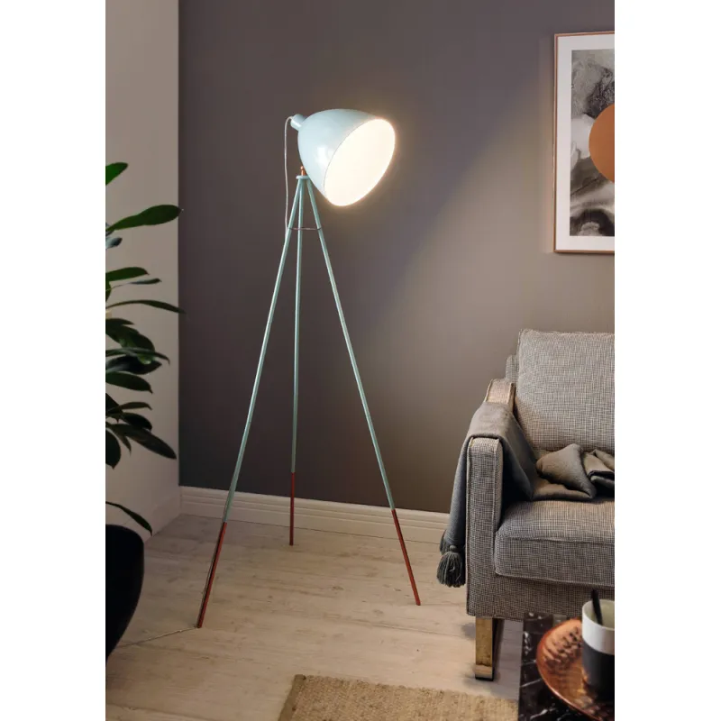 Lampadar Vintage Eglo Dundee 49342, E27 1X60W  H1355Mm