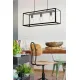Suspensie Vintage Eglo Charterhouse 49393, E27 3X60W, Sticla, Negru