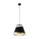 Pendul Vintage Eglo Austell 49446, E27 1X60W Ø360Mm, Auriu, Negru