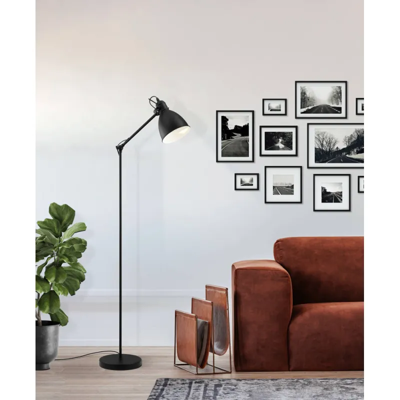 Lampadar Vintage Eglo Priddy 49471, E27 1X40W  H1370Mm