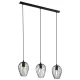 Suspensie Vintage Eglo Newtown 49478, E27 3X60W, Otel, Negru