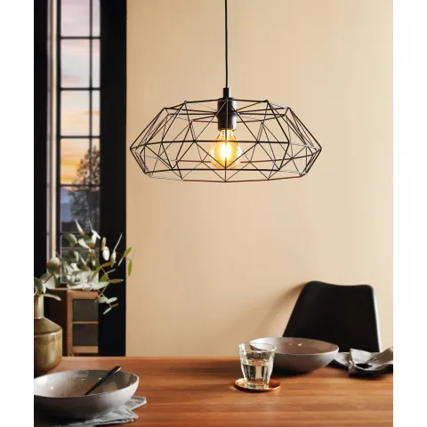 Pendul Vintage Eglo Carlton 2 49487, E27 1X60W Ø455Mm
