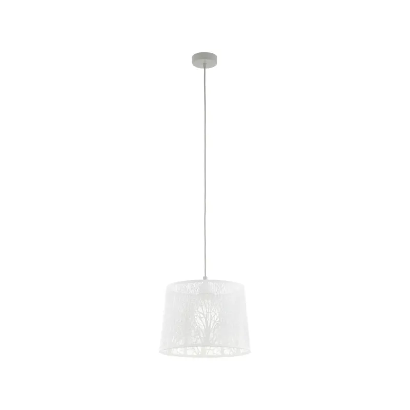 Pendul Vintage Eglo Hambleton 49489, E27 1X60W Ø350Mm, Alb