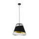 Pendul Vintage Eglo Austell 49509, E27 1X60W Ø430Mm, Auriu, Negru