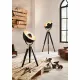 Veioza Vintage Eglo Covaleda 49617, E27 1X60W Ø380Mm, Lemn, Alama, Auriu, Negru