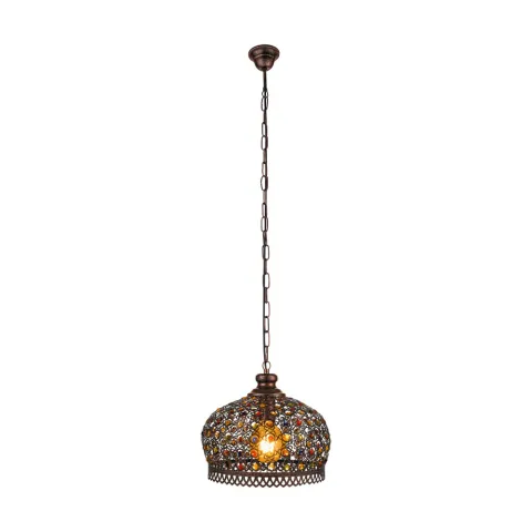 Pendul Vintage Eglo Jadida 49764, E27 1X60W Ø330Mm