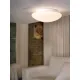 Plafoniera Eglo Ella 81635, E27 1X60W Ø200Mm, Sticla Opal Mat, Alb