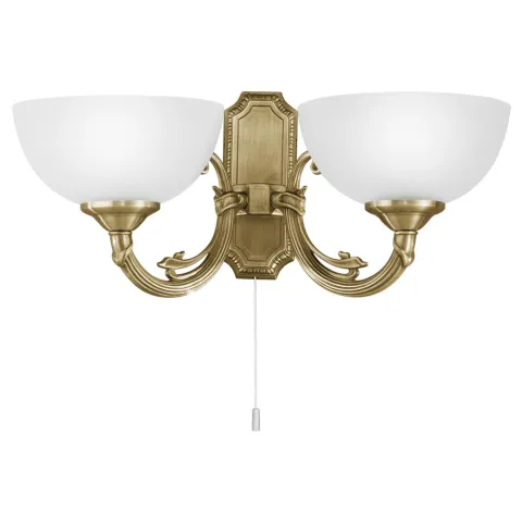 Aplica Eglo Savoy 82752, E14 2X40W, Sticla Satinata, Maro