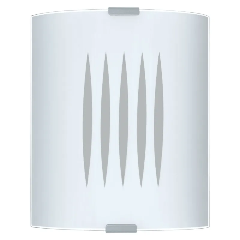 Aplica Eglo Grafik 83132, E27 1X60W, Sticla Satinata, Cu Motiv