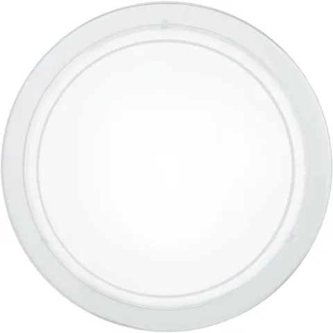 Plafoniera Eglo Planet 1 83153, E27 1X60W Ø290Mm, Sticla Lacuita, Alb