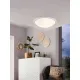 Plafoniera Eglo Planet 1 83153, E27 1X60W Ø290Mm, Sticla Lacuita, Alb