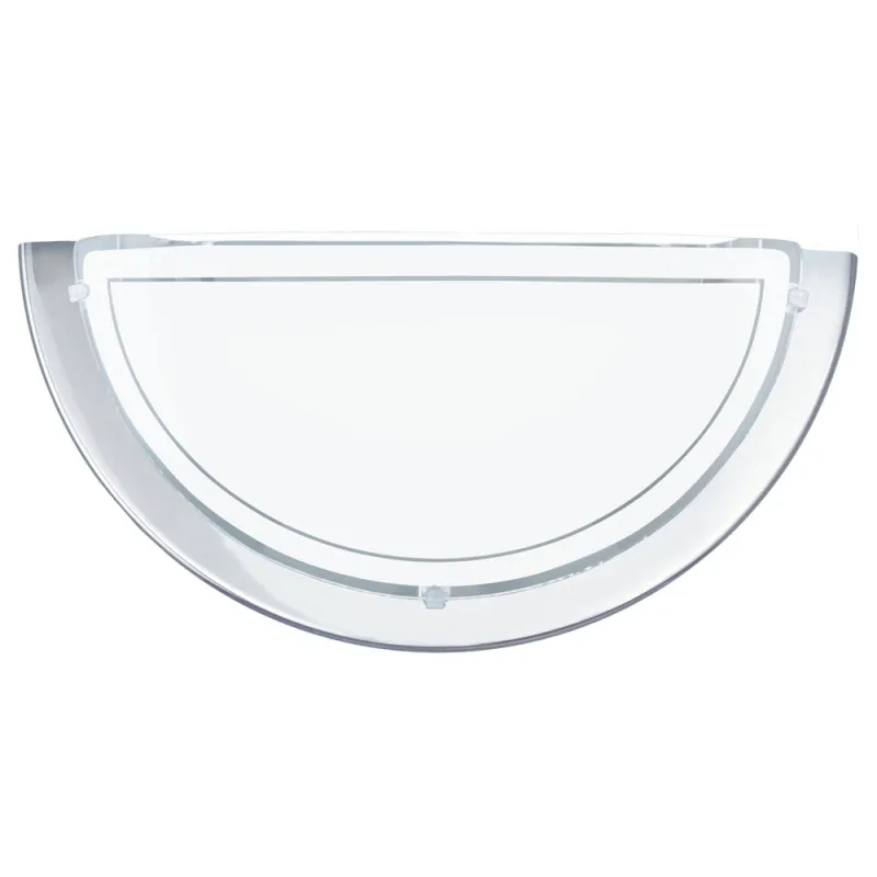 Aplica Eglo Planet 1 83156, E27 1X60W, Sticla Lacuita, Crom