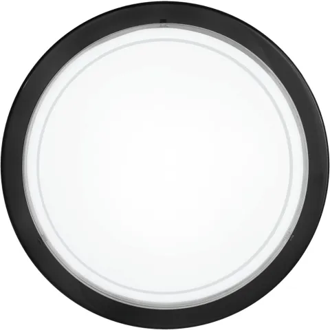Plafoniera Eglo Planet 1 83159, E27 1X60W Ø290Mm, Sticla Lacuita, Negru