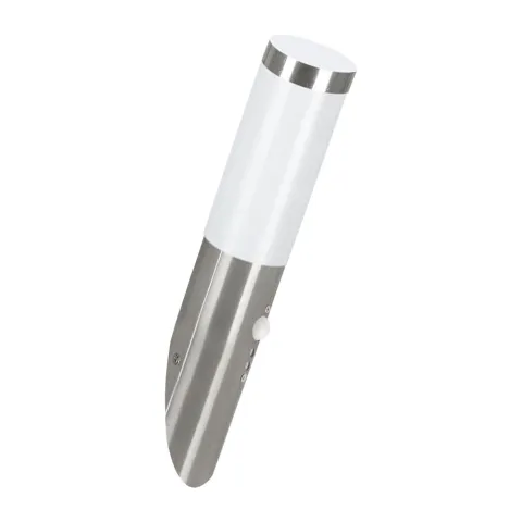 Aplica Exterior Eglo Helsinki 83278, E27 1X12W Ip44 Ø75Mm, Inox, Alb