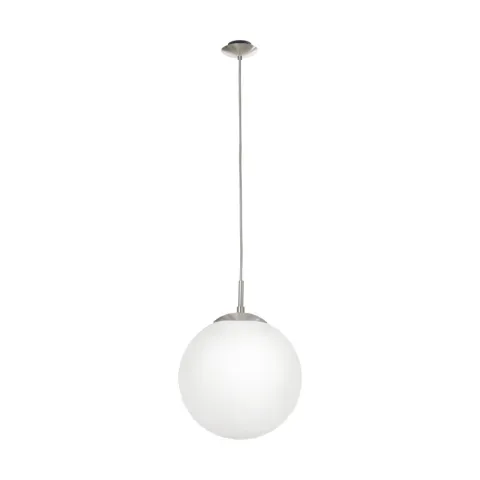 Pendul Eglo Rondo 85262, E27 1X60W Ø250Mm, Alb