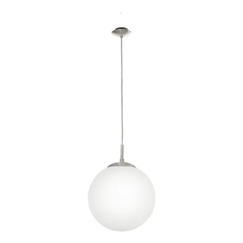 Pendul Eglo Rondo 85263, E27 1X60W Ø300Mm, Alb