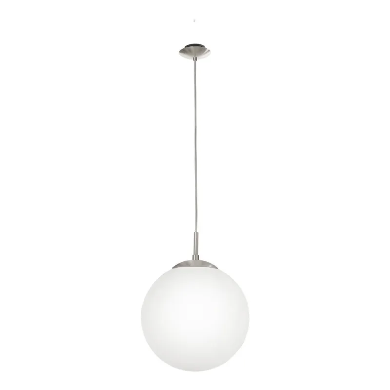 Pendul Eglo Rondo 85263, E27 1X60W Ø300Mm, Alb