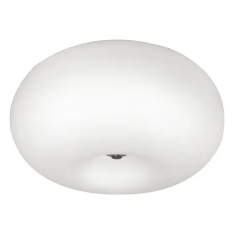 Plafoniera Eglo Optica 86812, E27 2X60W Ø350Mm, Sticla Opal Mat, Nichel Mat